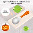 thumbnail image 4 of Ensemble de Sculpture de Citrouilles d'Halloween, Outils en Acier Inoxydable Professionnels et Robustes, Ensemble de Sculpture de Citrouilles avec Étui de Transport (7 Pcs), 4 of 6