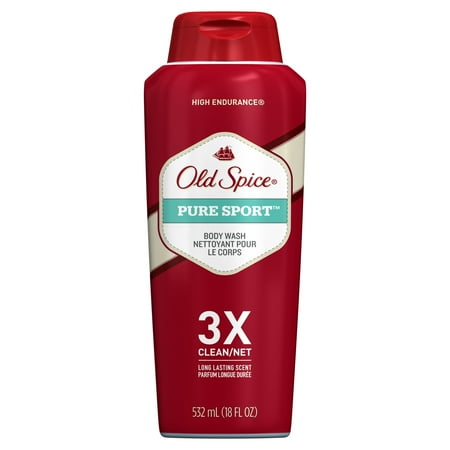 Old Spice High Endurance Pure Sport Scent Body Wash for Men, 18 oz