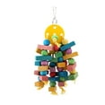 thumbnail image 6 of Cockatoo Toys, Multicolored Wooden Toy, For Parrots Birds, 6 of 8