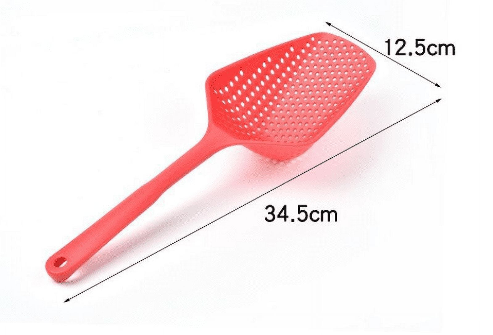 Strainer Scoop Colander Slotted Pasta Spoon Plastic Skimmer - Temu