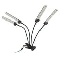 thumbnail image 2 of Luz LED de cultivo, iluminación Flexible de espectro completo de 4 cabezales, lámpara de cultivo de plantas con Clip de atenuación de 5 engranajes con sincronización de 100-240V, enchufe europeo, 2 of 5