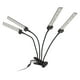 thumbnail image 2 of Luz LED de cultivo Vevor iluminación Flexible de Espectro completo 4 cabezales con Clip de atenuación 5 engranajes 100-240V enchufe europeo, 2 of 5