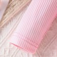 thumbnail image 5 of TOWED22 Newborn Baby Girl Outfits Long Sleeve Solid Color Romper Pants Headband Fall Winter Clothes 3Pcs,0-3 M, 5 of 9