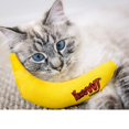 thumbnail image 5 of Jouet à l'Herbe à Chat, Forme de Banane Jaune, 15*7 cm, Jaune, 5 of 5