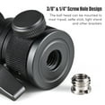 thumbnail image 4 of FlyFlise Mini Dual Use Ball Head Ballhead Adapter 1/4 Inch Screw & Cold Shoe, 4 of 8