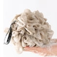thumbnail image 2 of Loofah-Bath-Sponge Set by Shower Bouquet 2-Pack, Extra Large Mesh Pouf Soft Scrubber for Men and Women - Exfoliate with Big Black & White Gentle Cleanse in Beauty Bathing Accessories, 2 of 8
