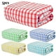 thumbnail image 2 of Paños de cocina súper absorbentes de 5 piezas, toallas de algodón para platos, trapos de lavado de secado rápido antiadherentes, color aleatorio, 38x69cm Methold HA001494-02, 2 of 7