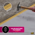 thumbnail image 4 of M-D Building Products 79111 72 In. Satin Brass Aluminum Tile Edging w/ Screw Nails, 4 of 7
