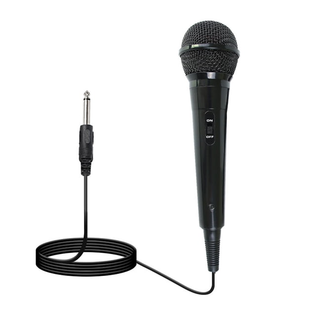 Visland Wired Dynamic Microphone Plug-Play Universal Cardioid Dynamic Vocal Mic with Long Cable Karaoke Singing Machine Accessories