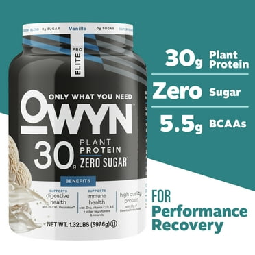 OWYN Elite 30 Gram Vanilla Plant Protein Powder