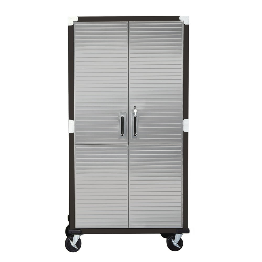 72" UltraHD Tall w/ Keys, Satin Graphite by Seville Classics