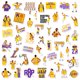 thumbnail image 2 of Paquete de pegatinas Kobes Bryants de vinilo impermeable, 50 unidades, 2 of 2