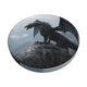 thumbnail image 1 of Balery Valley Gray Dragon Fundas de asiento para taburete de bar redondo de tela de terciopelo ajustables que protegen de arañazos y manchas para sillas de 14 a 17 pulgadas.-12 inch, 1 of 7
