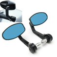 thumbnail image 2 of Un par de espejos laterales universales de 7/8 '' 22 mm Espejo para motocicleta/scooter/ciclomotor Accesorios universales para motocicleta Espejo retrovisor de plástico Reflector ajustable-Negro, 2 of 5
