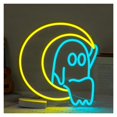 thumbnail image 1 of Letrero De Neón Con Luz LED Fantasma Regulable Por USB Para Ventana, Porche, Ambiente Espeluznante, Patio, Fiesta, Decoración Del Hogar,33x31cm, 1 of 7