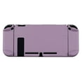 thumbnail image 3 of PlayVital Back Cover for Nintendo Switch Console, Handheld Separable Hard Shell for NS Joycon, Customized Dockable Protective Case for Nintendo Switch - Dark Grayish Violet, 3 of 8