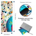 thumbnail image 4 of Musical Note Yoga Mat Towel with Storage Bag, 72.8"x26.8" - Suitable for Yoga, Pilates, Fitness, Gym Towels, Yoga Towel, 4 of 6