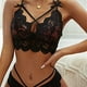thumbnail image 4 of Conjunto de ropa interior para mujer, conjunto de sujetador y bragas de encaje, ropa interior con cordones, conjunto de ropa interior Sexy con abertura de encaje para mujer, 4 of 5