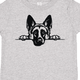 thumbnail image 4 of Inktastic Peeking German Shepherd Boys or Girls Toddler T-Shirt, 4 of 5