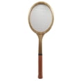 thumbnail image 1 of Wooden Tennis Rackets Retro Style Tennis Racquets Vintage Decor Commemorative, 1 of 7