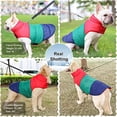 thumbnail image 2 of Dogcheer Colorful Dog Coat, Reversible Dog Winter Jacket Warm Pet Vest, Waterproof Dog Cold Weather Clothes Puppy Apparel for Small Medium Large Dogs, 2 of 6