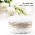 thumbnail image 3 of Rollo De Yute, Cinta De Ganchillo De Yute Natural Blanco De 10 M Con Encaje En Forma De Corazón, Arpillera De 5 Cm De Ancho Para Boda Boda De Navidad. Afortunado Sencillez, 3 of 5