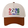thumbnail image 3 of Baseball Cap for Women Men 2026 Hats U.S.A CAN 2026 Country Soccer Baseball Hats Running Cap Adjustable Size Sports Baseball Cap Breathable Seaside Sun Hat Visors, 3 of 3