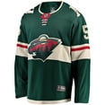 thumbnail image 2 of Men's Fanatics Jake Middleton Green Minnesota Wild Home Breakaway Player Jersey, 2 of 3
