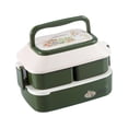 thumbnail image 1 of DOLITY Children Lunch Box Lightweight Food Containers for Fishing Dining Out Office Green, 1 of 8