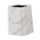 thumbnail image 3 of Papelera de baño de mármol, cubo de basura, contenedor de basura, cesto de basura para habitación Blanco L, 3 of 9