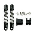 thumbnail image 1 of 2x Amortiguador RC con amortiguadores asistidos por resorte de asiento 1/16 RC Drifting Car DIY Accs Assembly Negro Sunnimix Amortiguador delantero, 1 of 8