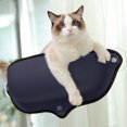 thumbnail image 1 of Cama Hamaca con Ventana para Gatos, Cama para Gatos montada en Ventana que Ahorra Espacio, Estante de Descanso para Gatos de Interior, Tomar el Sol, Dormir la Siesta, Mirar, Seguridad, Negro, 1 of 8