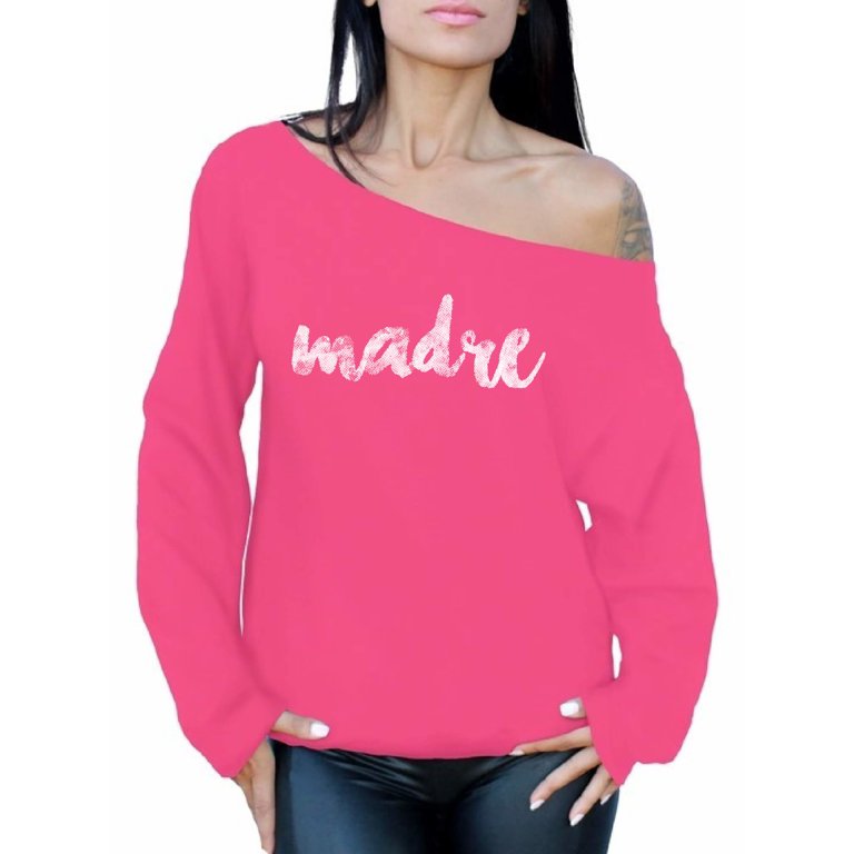 Awkward Styles Madre Sweater for Her Madre Oversized Clothes Mexican Off  The Shoulder Sweatshirt Madre Off Shoulder Sweaters for Women Mexican  Collection for Ladies Best Mom Sweater Mexican Gifts - Walmart.com