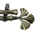 thumbnail image 2 of InStyleDesign  Luck Adjustable Antique Brass Double Curtain Rod 28 to 48 inches, 2 of 3