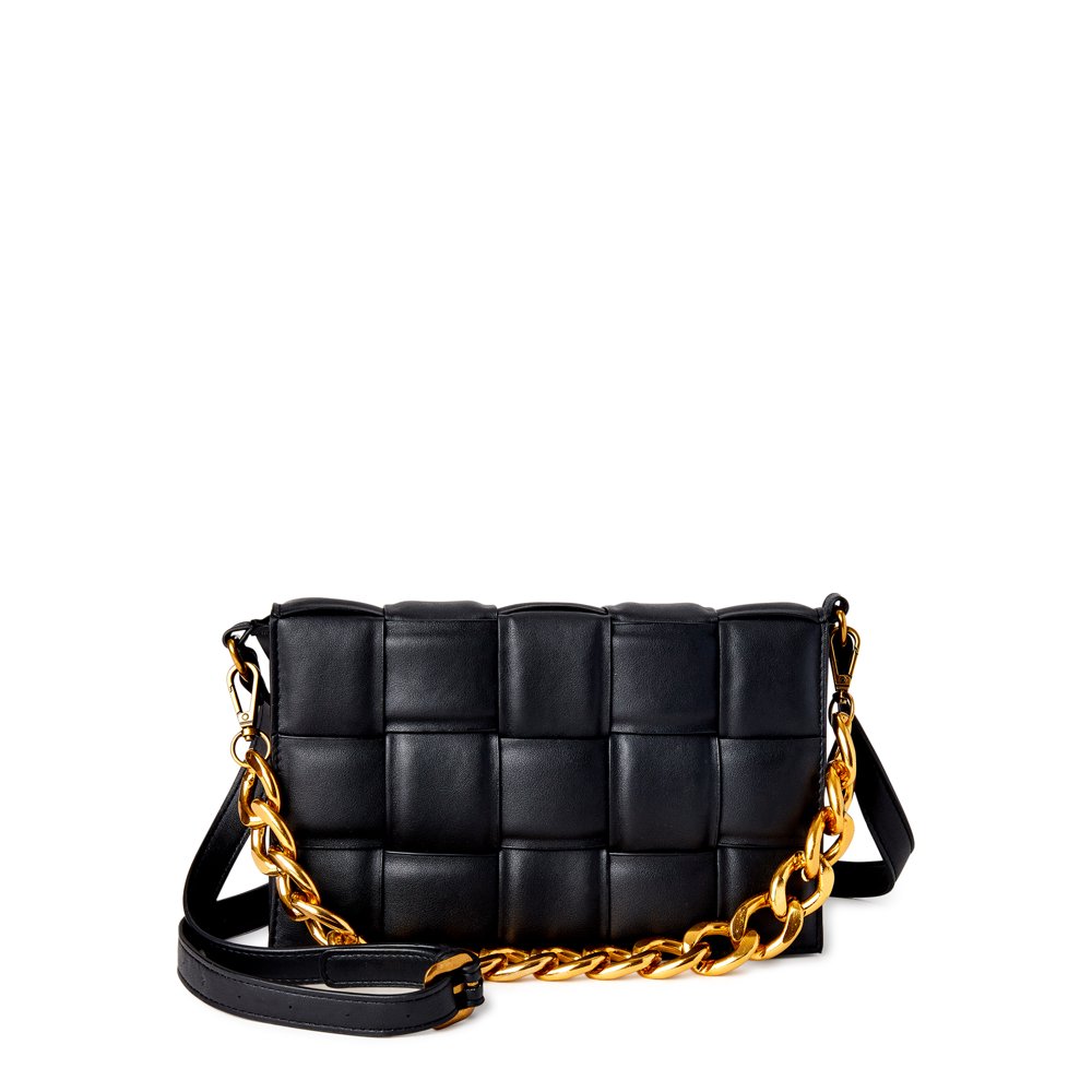 Scoop Scoop Woven Crossbody Handbag