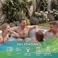 thumbnail image 4 of Lifesmart LS600DX, 7-Person, 65 Jet, 230-Volt Spa, Arctic White/Coastal Gray, 4 of 20