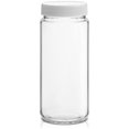 thumbnail image 2 of 8 Pcs Bouteilles Réutilisables 16Oz Bouteilles en Verre avec Bouchon avec Couvercles et Pots, 2 of 8