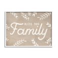 thumbnail image 4 of Stupell Industries Bless This Family Country Sentiment Plant Silhouette Border, 20 x 16,Design by Daphne Polselli, 4 of 5