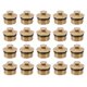 thumbnail image 1 of 20PCS Brass Misting Nozzles 1/2 Inch Adjustable Dust Removal Cooling Atomizers Nozzles for Lawn Garden, 1 of 5
