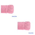 thumbnail image 3 of tredstone Color Rope Roll Twine String Cord DIY Handmade String Accessories Craft Scrapbooking Making Tool Pink 2mm x 25m 2Set, 3 of 6
