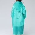 thumbnail image 7 of TGPMGRZ Kids Rain Poncho with Hood Toddler Rain Coat Lightweight Waterproof Outerwear Rain Jackets Green One Size, 7 of 7