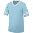 thumbnail image 1 of Sleeve Stripe Jersey M Aqua/White, 1 of 1