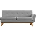 thumbnail image 3 of Modern Contemporary Right-Arm Loveseat , Grey, Fabric, 3 of 3