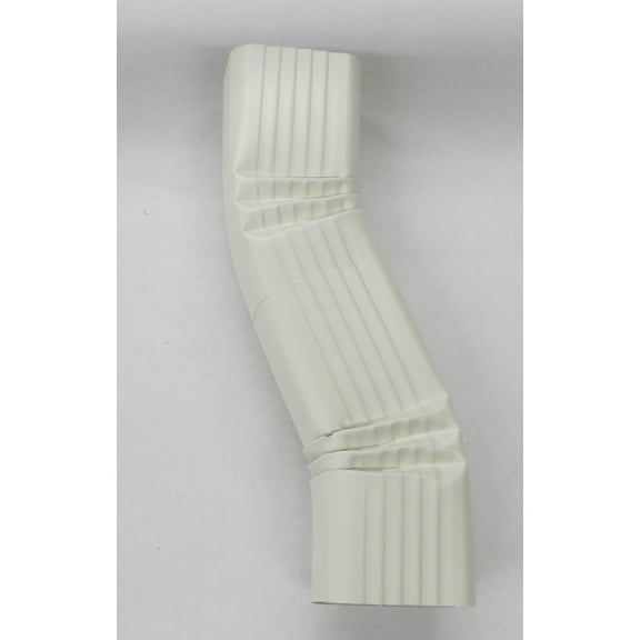 Aluminum Offset Downspout Elbow (3x4 B, LINEN)
