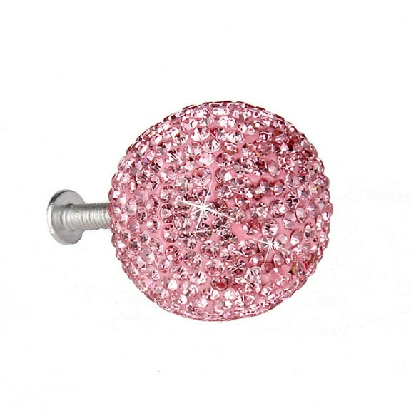 Wardrobe Door Handle Cabinet Handle Dresser Drawer Handle Furniture Ball Handle Pink