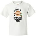 thumbnail image 3 of Inktastic Monkey I Love Hanging out with My Gigi Youth T-Shirt, 3 of 5
