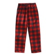 thumbnail image 2 of Baberdicy Women Sweatpants Women Autumn Spring Plaid Printed Pants Full Length Long Trousers Sports Pants Sweatpants, 2 of 4