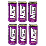NOS High Performance Energy Drinks GT Grape (Pack of 6)