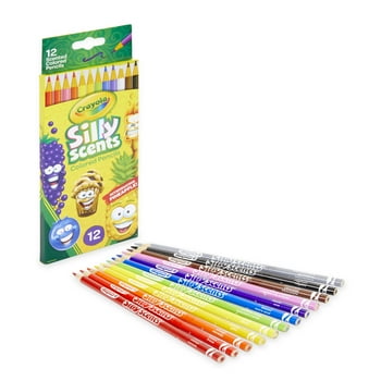 Crayola Pencil Set Silly Scents Colored Pencils Beginner Child, 12 Pieces