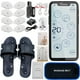 thumbnail image 1 of Masajeador muscular TENS con 24 modos y pantalla táctil, conjunto para aliviar el dolor con cinturón masajeador y zapatillas de reflexología, para aliviar el dolor de ciática, espalda y hombros., 1 of 5
